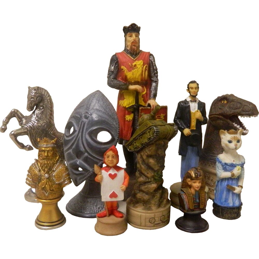 theme chess piece collection