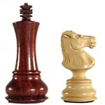 Crimson Rosewood Chess Pieces