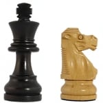 Ebonized Chess Pieces