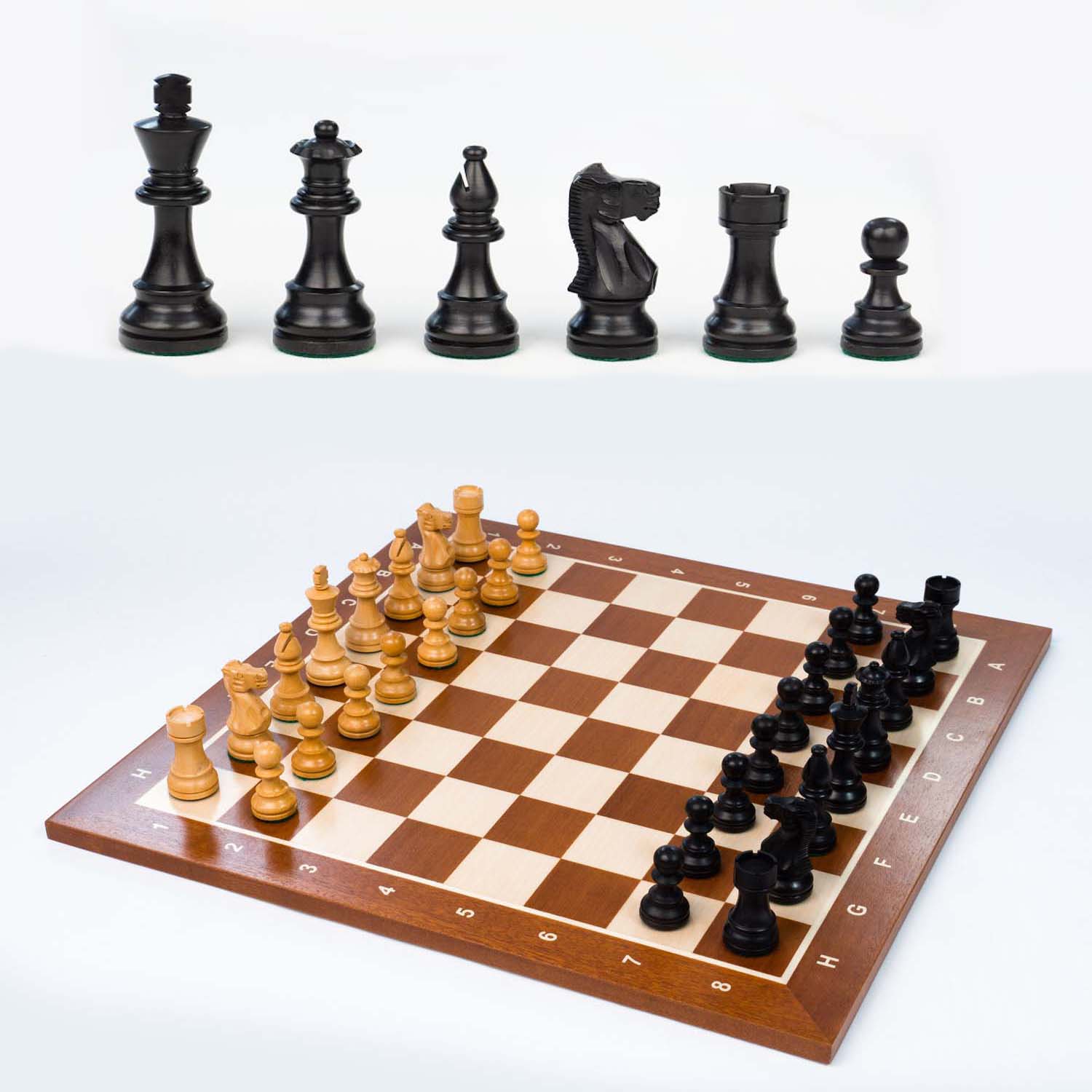 French Lardy Staunton Tournament Chess Set Pieces with Free Shipping Online