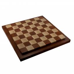 16" Interchange Minimalist Padouk Frame Chess Board with 1 3/4" Squares