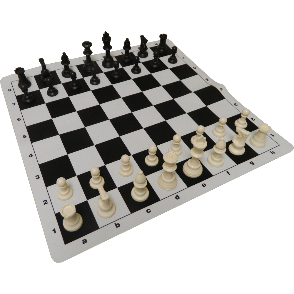 WE Games Ultimate Tournament Chess Set with NEW Red Silicone Chess Mat, Red  Canvas Bag & Super Triple Weighted Chessmen with 4 King