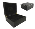 (OUT OF STOCK) Black Humidor-Style Chess Box