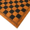 13" Brown and Black Leatherette Chess Board (Add 69.95)