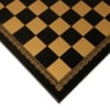 13" BLack and Gold Leatherette Chess Board (Add 69.95)