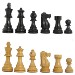 3 3/4" MoW Classics Ebonized French Staunton Chess Pieces