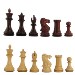 4" MoW Crimson Rosewood Legionnaires Staunton Chess Pieces
