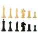 3 3/4" MoW Ebonized Equinox Staunton Chess Pieces
