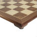 15" Footed Walnut-Oak Chess Board (Add $49.95)