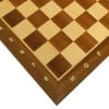 19" Mahogany and Sycamore Chess Board with Notation (Add 79.95)