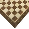 21" Walnut and Sycamore Standard Chess Board with Notation (add 99.95)