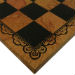 13" Map Design Italian Leatherette Chess Board (Add $69.95)
