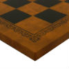 13" Brown & Black Italian Leatherette Chess Board (Add 69.95)