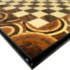 18" Italian Hand Inlaid Brown Briarwood Chess Board (Add 399.95)