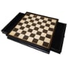 15" Macassar Storage Drawer Chess Board (Add 129.95)