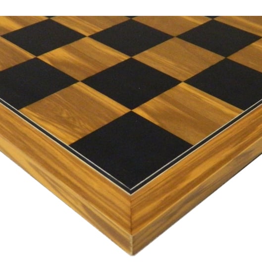 Black and Olive Executive Chess Board (Add 99.95)