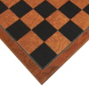 18" MoW Black and Burl Executive Chess Board (Add 99.95)