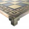 17" Greek Key Metal Chess Board (Add 169.95)