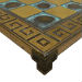 18" Oxidized Greek Corner Key Metal Chess Board (Add 179.95)
