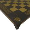 18" Greek Sunburst Metal Chess Board (Add 169.95)