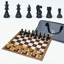 3 3/4" Weighted Wood Tournament Chess Set